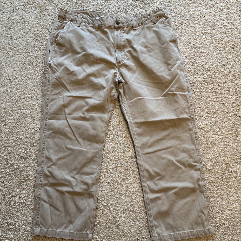 Carhartt Work Pants Men’s‎ 44x32 (42x29) Altered Cargo Pocket Relaxed Fit 100095